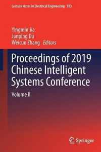 Proceedings of 2019 Chinese Intelligent Systems Conference