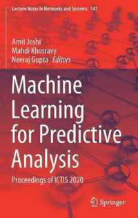 Machine Learning for Predictive Analysis