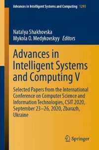 Advances in Intelligent Systems and Computing V