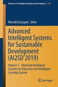 Advanced Intelligent Systems for Sustainable Development (AI2SD'2019)