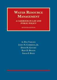 Water Resource Management, A Casebook in Law and Public Policy