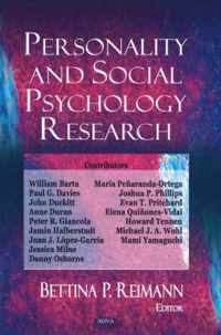 Personality & Social Psychology Research