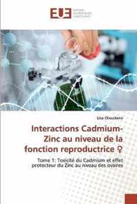 Interactions Cadmium-Zinc au niveau de la fonction reproductrice 