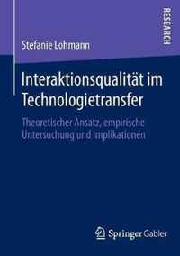 Interaktionsqualitat Im Technologietransfer