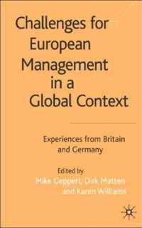 Challenges for European Management in a Global Context