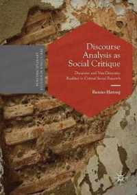 Discourse Analysis as Social Critique