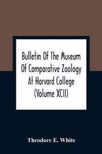 Bulletin Of The Museum Of Comparative Zoology At Harvard College (Volume Xcii); The Lower Miocene Mammal Fauna Of Florida