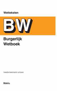 Pocket Wetboek 22 -   Burgerlijk Wetboek