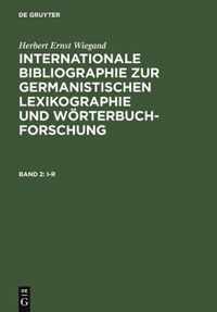 Internationale Bibliographie Zur Germanistischen Lexikographie Und Worterbuchforschung