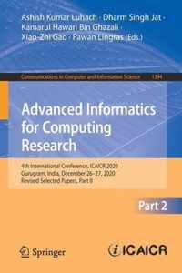 Advanced Informatics for Computing Research