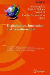 Digitalisation, Innovation, and Transformation