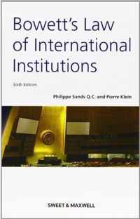 Bowett's Law of International Institutions