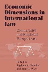 Economic Dimensions in International Law