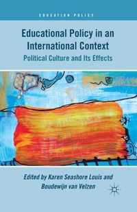 Educational Policy in an International Context