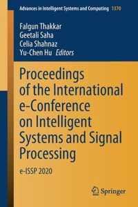 Proceedings of the International e Conference on Intelligent Systems and Signal