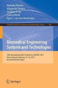 Biomedical Engineering Systems and Technologies