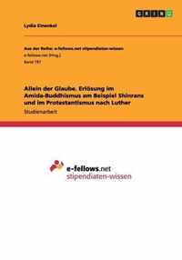 Allein der Glaube. Erloesung im Amida-Buddhismus am Beispiel Shinrans und im Protestantismus nach Luther