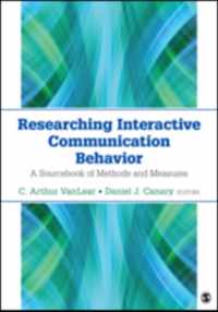 Researching Interactive Communication Behavior: A Sourcebook of Methods and Measures