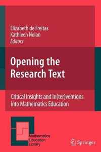 Opening the Research Text