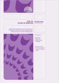 The CIC Scope of Services Handbook