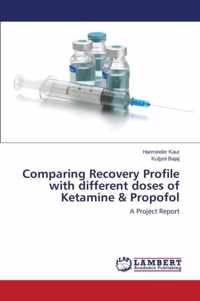 Comparing Recovery Profile with different doses of Ketamine & Propofol