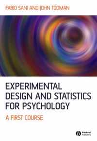 Experimental Design And Statistics For Psychology