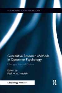 Qualitative Research Methods in Consumer Psychology