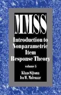 Introduction to Nonparametric Item Response Theory