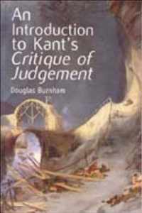 Introduction To Kant'S Critique Of Judgement