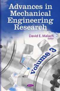 Advances in Mechanical Engineering Research