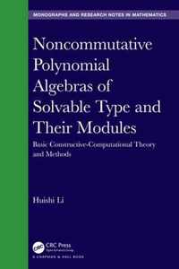 Noncommutative Polynomial Algebras of Solvable Type and Their Modules