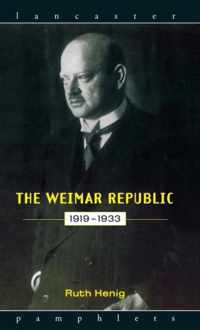 The Weimar Republic 1919-1933