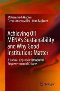 Oil, Institutions and Sustainability in MENA