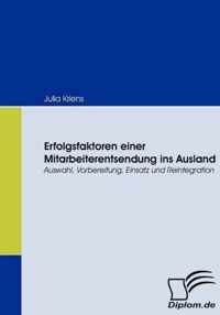 Erfolgsfaktoren einer Mitarbeiterentsendung ins Ausland