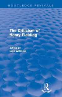 The Criticism of Henry Fielding