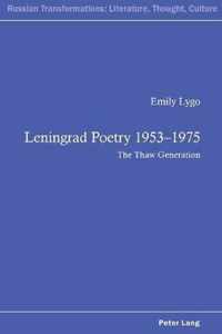 Leningrad Poetry 1953-1975