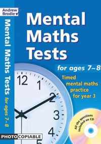 Mental Maths Tests For Ages 7 8 CD