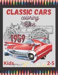 Classic cars coloring book