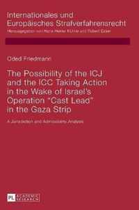 Possibility Of The Icj And The Icc Taking Action In The Wake