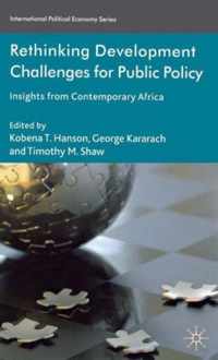 Rethinking Development Challenges for Public Policy