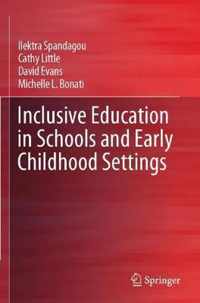 Inclusive Education in Schools and Early Childhood Settings