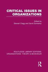 Critical Issues in Organizations (RLE