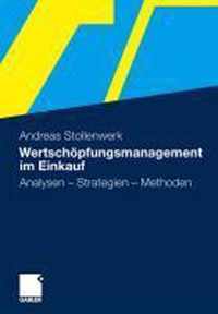 Wertschopfungsmanagement Im Einkauf