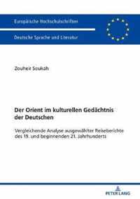 Der Orient Im Kulturellen Gedaechtnis Der Deutschen