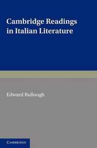 Cambridge Readings in Italian Literature