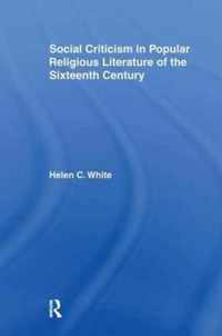 Social Criticism in Popular Religious Literature of the Sixteenth Century