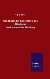 Handbuch der Geschichte des Altertums