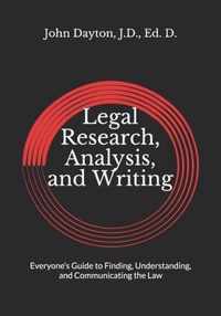 Legal Research, Analysis, and Writing