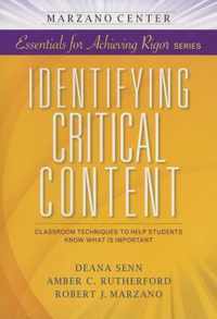 Identifying Critical Content