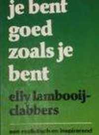 JE BENT GOED ZOALS JE BENT